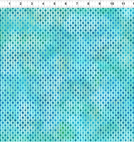 Jason Yenter - Felicity 8FEL-1 Teal Dot Stripe
