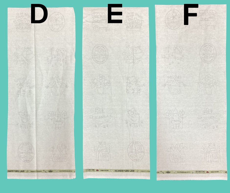 Stitchery Starter Kit~ Willowbrook Market Garden