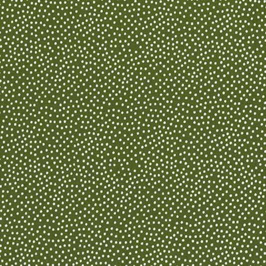 Fabric~ Garden Pindot Basil