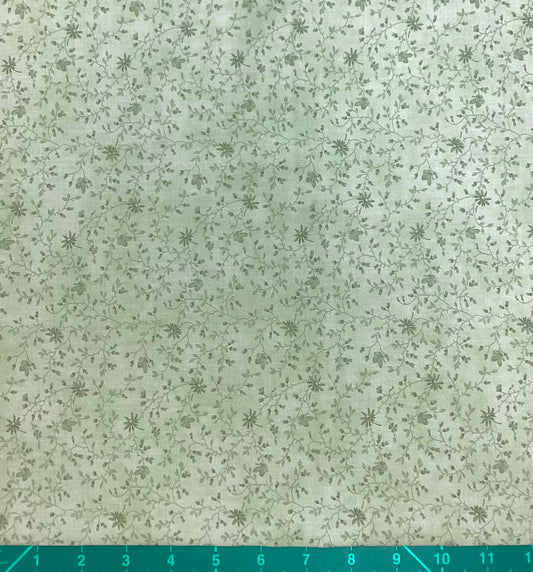 Fabric~ Meadow Greens M44361-38
