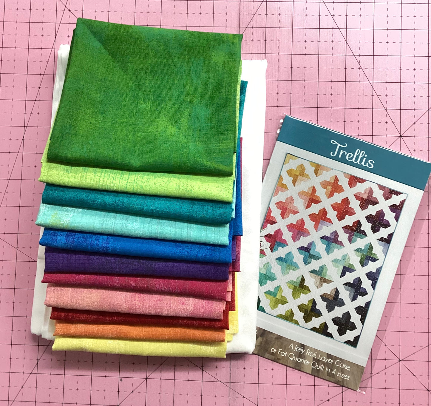 Quilt Kit - Trellis by Cluck Cluck Sew - Throw Size