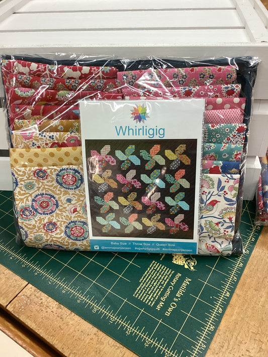 Whirligig  Quilt Kit - Throw Size