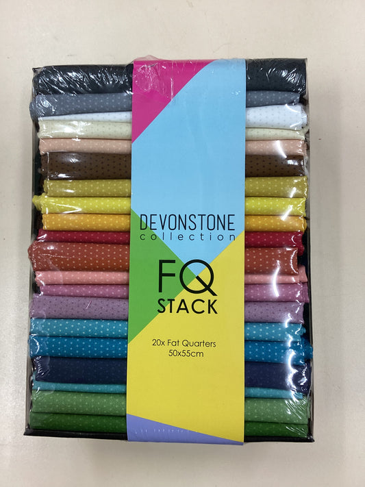 Devonstone Fat Quarter Stack - 20pk Pin Pricks