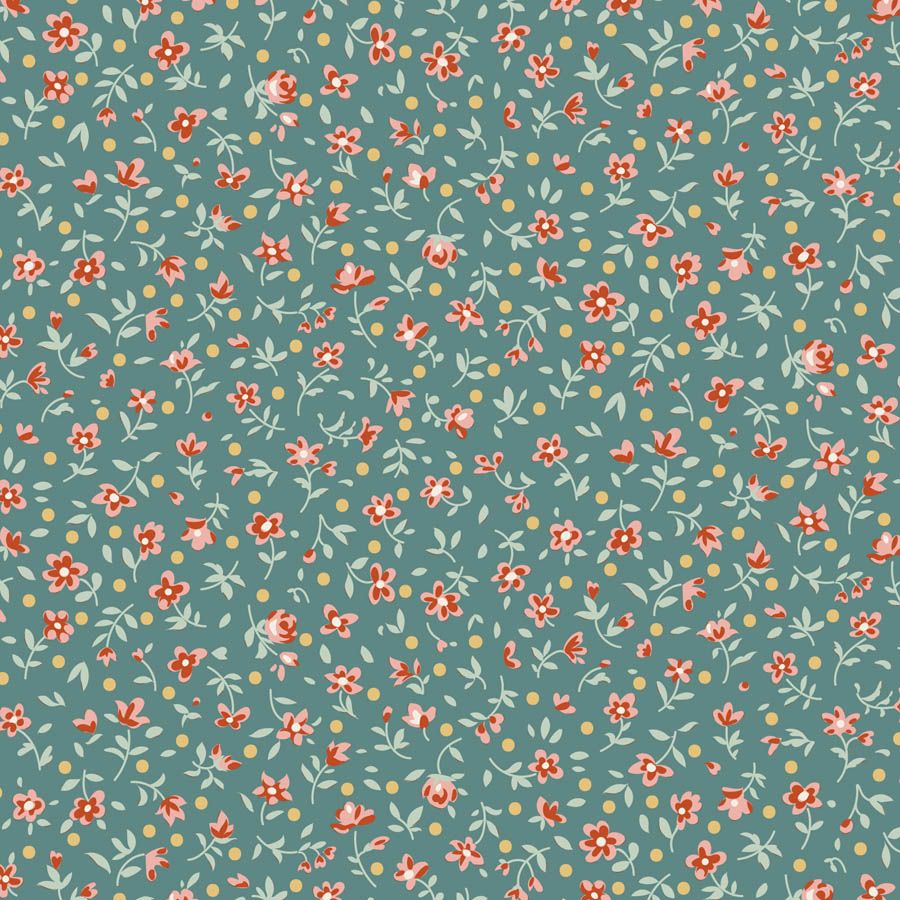 PREORDER TILDA - Village Life - Mae Teal 110178