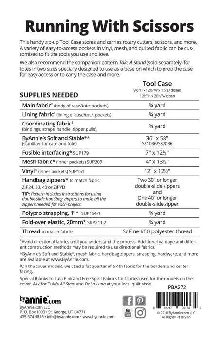 Pattern ~ Running With Scissors