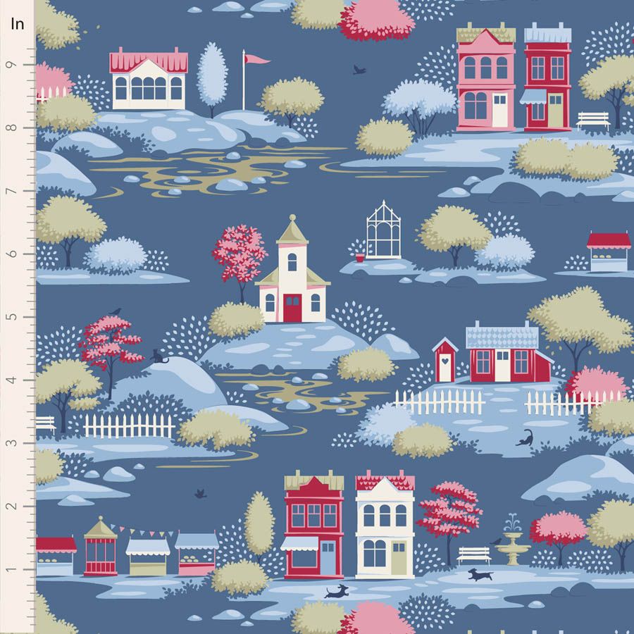 PREORDER TILDA - Village Life - Village Blue 110187