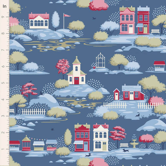 PREORDER TILDA - Village Life - Village Blue 110187