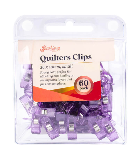 Quilters Clips (Purple) 60pk Small – Quilt Craft Toowoomba