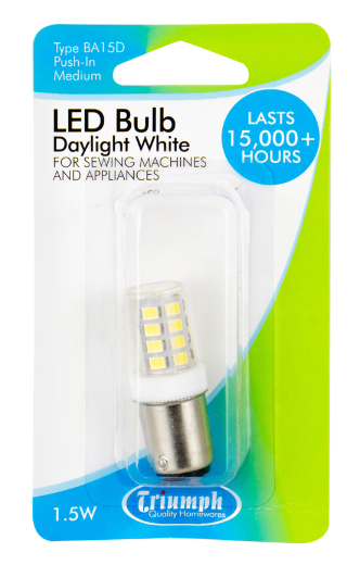 Triumph - Machine Light Bulbs Daylight White LED  BA15D Push In