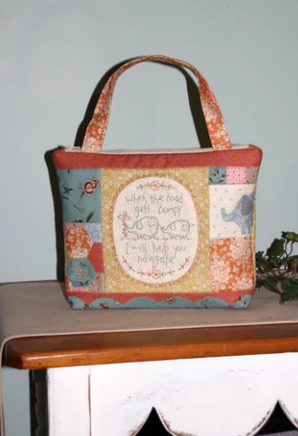 Kit - Ellie's Tale Zip Tote (Stitchery) Bag Kit
