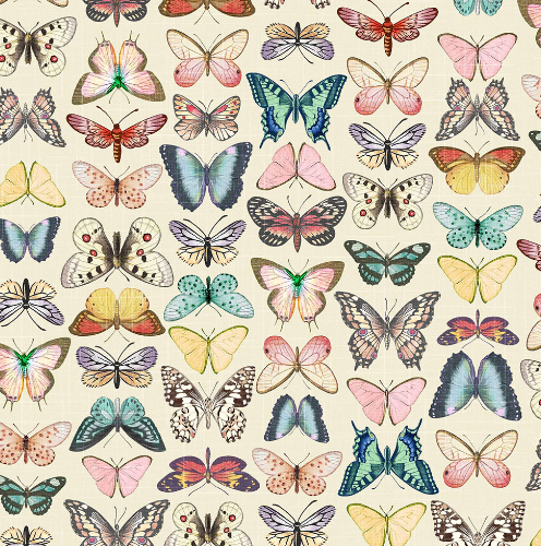 Vintage Perfumery - Antique Butterflies Linen