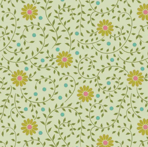 Fabric ~ TILDA Sanctuary - Daisydream Pistashio - 100578