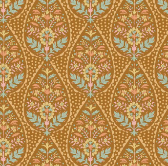 Fabric ~ TILDA Sanctuary - Adina Ochre - 100566