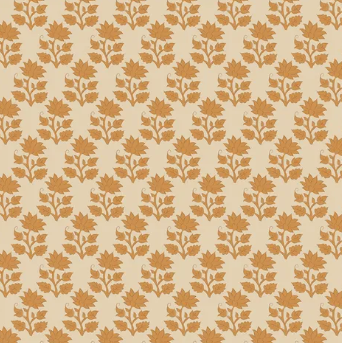 Fabric ~ TILDA Sanctuary - Mira Ochre - 110108