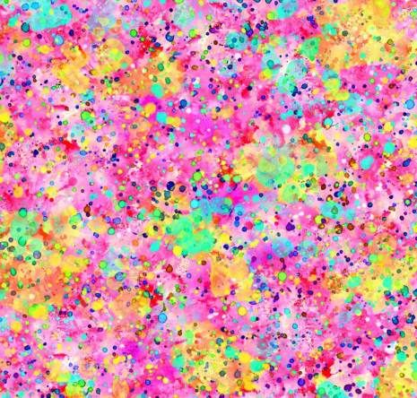 Fabric - Oasis -  pink splatter #59-7694