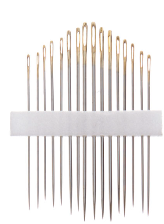 Clover Gold Eye Embroidery Needles no 3-9