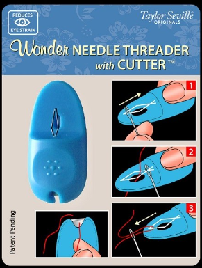 Wonder Needle Threader with cutter