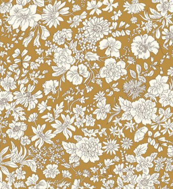 Liberty Fabric - The Emily Belle Collection - Golden Ochre