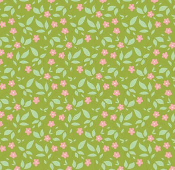 Fabric ~ TILDA Sunday Brunch - 110114 - Tipsy Green