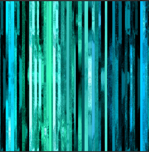 Sew Stripey Turquoise Ink Edges