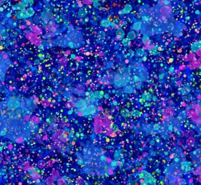 Fabric - Oasis -  blue splatter #59-7691