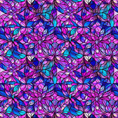 Night Flight - Purple  Stained Glass - 30755 - P