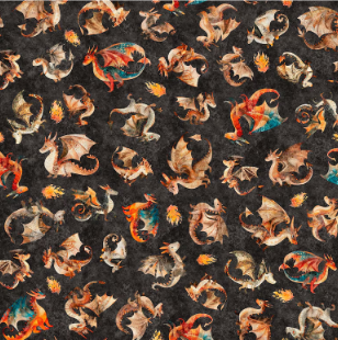 Dragon Dreams - Charcoal - 30956-K