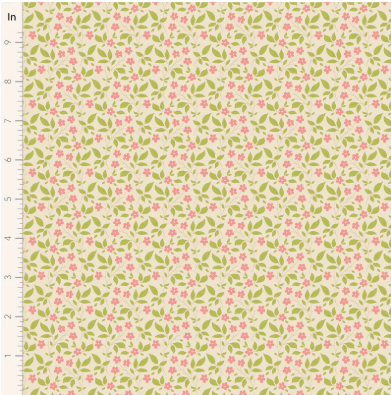 Fabric ~ TILDA Sunday Brunch - 110122 - Tipsy Cream Pink
