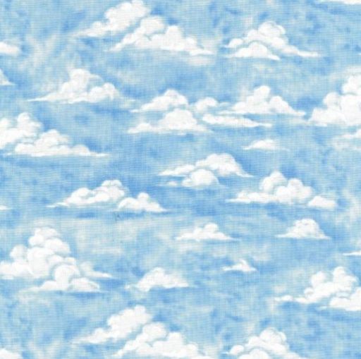 Fabric - Clouds - Light Blue Sky