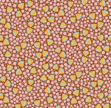 Fabric ~ TILDA Wallflower - Bellflower Mulberry 110135