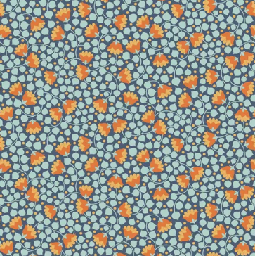 Fabric ~ TILDA Wallflower - Bellflower Prussian 110133