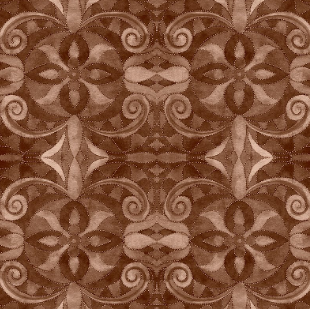 Wide Back - Brown Baroque 108"