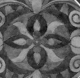 Wide Back - Charcoal Baroque 108"