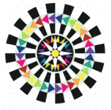 Quilt Wizardry 101 - DV7002 - Sparkle Centre Panel 100cm x 112cm