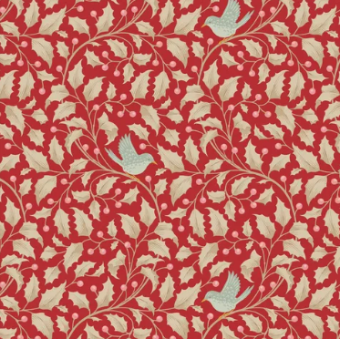 Fabric ~ TILDA Merry Little Christmas - Holly Red