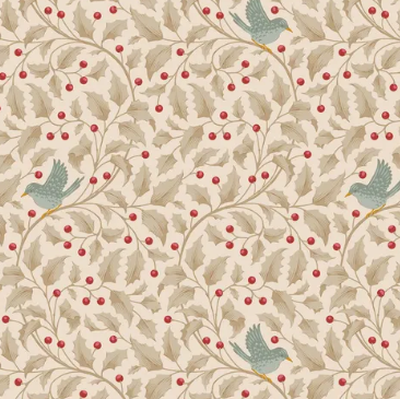 Fabric ~ TILDA Merry Little Christmas - Holly Clay