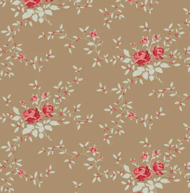Fabric ~ TILDA Merry Little Christmas - Noel Taupe