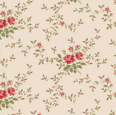 Fabric ~ TILDA Merry Little Christmas - Noel Cream