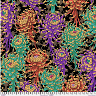 Kaffe Fassett - Spider Mums - Dark