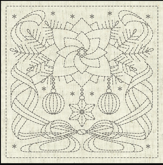 Sashiko cloth - Blessing - Greige