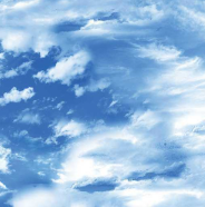 Fabric - Skies Above  - Medium Blue