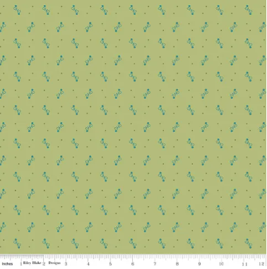 Gentler Times by Lori Holt - Lettuce - C16476