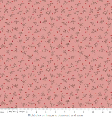 Gentler Times by Lori Holt - Pleasant Coral - C16482