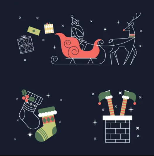 Stitchery Panel~ Dear Santa