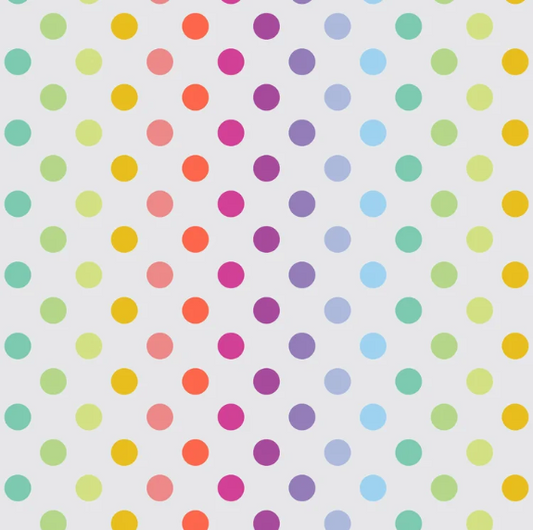 Tula Pink~ Graywork 'Disco Poms' (Whisper)