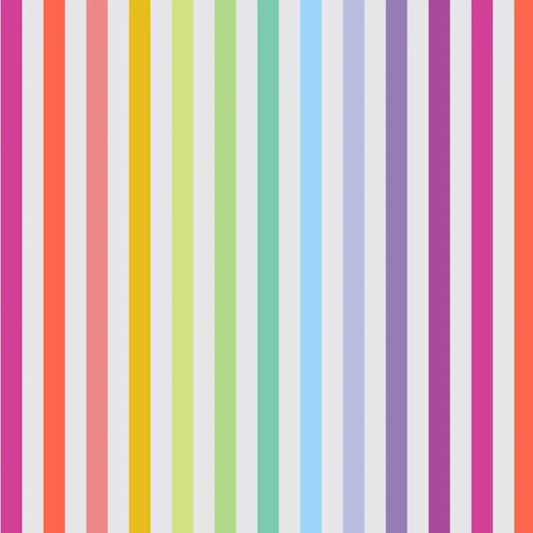 Tula Pink~ Graywork 'Disco Stripe' (Whisper)