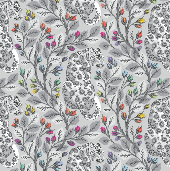 Tula Pink~ Graywork 'Beautymark' (Fog)