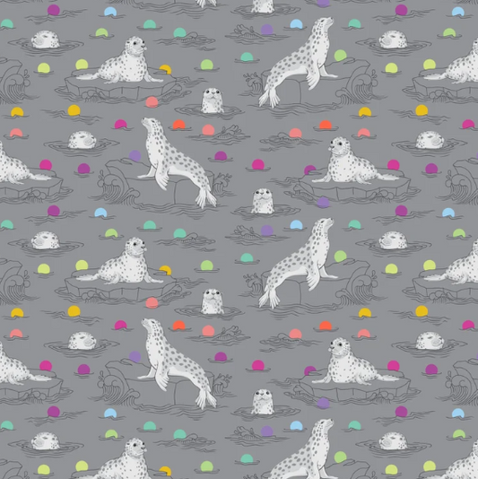 Tula Pink~ Graywork 'Seal the Deal' (Shadow)