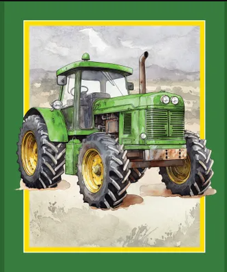 Panel - Big Boy Toys - Tractor Cot Panel