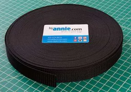 ByAnnie Purse Black Polypro Strapping 1"